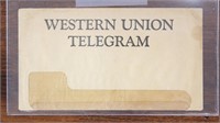 US Stamps Western Union Telegraph - Telegram enclo
