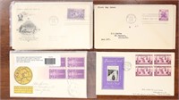 US Stamps 1938-1939 FDCs incl Baseball, Golden Gat