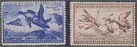 US Stamps #RW19 & RW20 Mint NH CV $180
