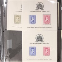 Worldwide Stamps Souvenir Sheets, a few dozen most