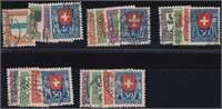 Switzerland Stamps #B1-B40 Used and fresh CV $877