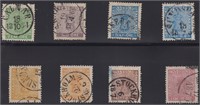 Sweden Stamps #6-12, 10a Used with perf fa CV $504