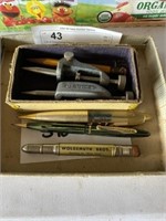 Lot of Advertising Pencils and Scribes