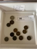 Tray Lot of Various Coins
