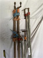 Lot of 6- Pipe Clamps