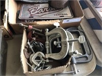 License Plates and C-Clamps
