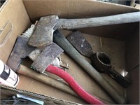 Box Lot- Hatchets and Tool Heads