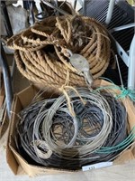 2 Boxes of Rope, Cable and Wire