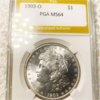 1903-O Morgan Silver Dollar PGA - MS64