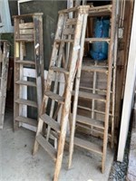 6ft Wooden Ladder with Tray