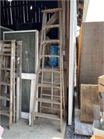 8ft Wooden Folding Ladder