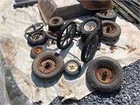 Lot of Various Wheels and Tires