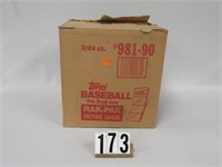 1990 TOPPS BASEBALL RAK-PAK CASE: