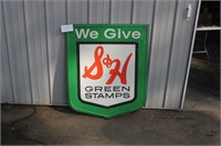 S&H GREEN STAMPS METAL SIGN 35X43