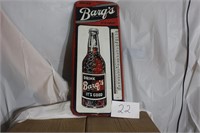 BARQS THERMOMETER METAL 9X25"
