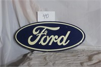 FORD ENAMELED SIGN 9X20