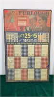 Vintage Furlough Punch Board