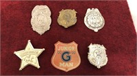 Vintage junior badge set