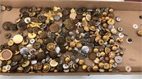 Large lot of vintage buttons