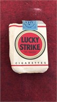 Vintage Partial pack of lucky strike cigarettes