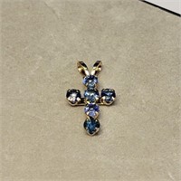 $300 10K  Sapphire Pendant