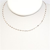 $640 18K  Rose Gold Chain Necklace
