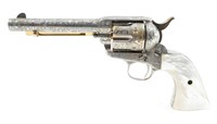 Engraved Antique, Colt Frontier SAA .44 Revolver