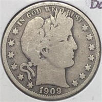 1909 Barber Half VG