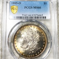 1885-O Morgan Silver Dollar PCGS - MS66