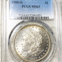 1880-O Morgan Silver Dollar PCGS - MS63