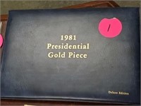 1981 PRESIDENTIAL GOLD PIECE