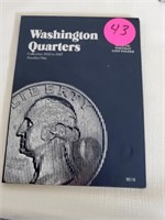 WASHINGTON QUATERS BOOK - 25 TOTAL