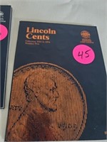 LINCOLN CENTS BOOK -