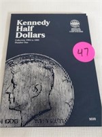 KENNEDY HALF DOLLARS BOOK - 36 TOTAL