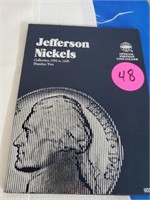 JEFFERSON NICKELS BOOK - 65 TOTAL