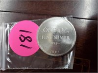 1 OUNCE OF SILVER
