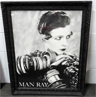 "MAN RAY" FRAMED POSTER - "NANCY CUNARD PARIS 1926