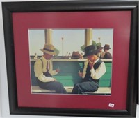 2 MEN AT THE TRACK BY VITTRIAULO PRINT