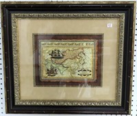 MAP OF ASIA PRINT