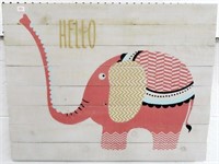 THE PINK ELEPHANT SAYS HELLO