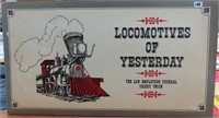 SET OF 4 "LOCOMOTIVES OF YESTERYEAR" PRINTS BY KER