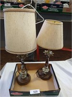 (2) Matching Vintage Table Lamps