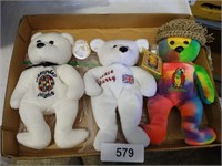 (2) Celebrity Bears & (1) Prince Harry Bear