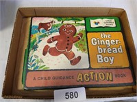 Vintage Gingerbread Action Book - some damage