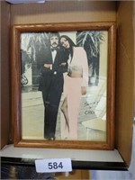 Sonny & Cher Framed Print