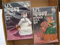 (2) Little Missy Beaded Doll Kits