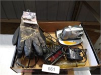 Kodak Camera, Alarm Clock & Work Gloves