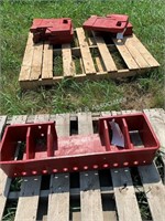 6) IH front suit case weights and bracket
