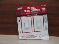 2 New Digital Slide Light Dimmer Switch
