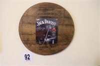 21" Tall Wood Jack Daniels Barrel Head (R3)